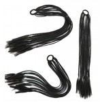 Coada de par afro impletita Premium de 60 cm simpla, set 12 bucati Brunet 1#UB Coada de par afro impletita Premium de 60 cm simpla, set 12 bucati Brunet 1#UB